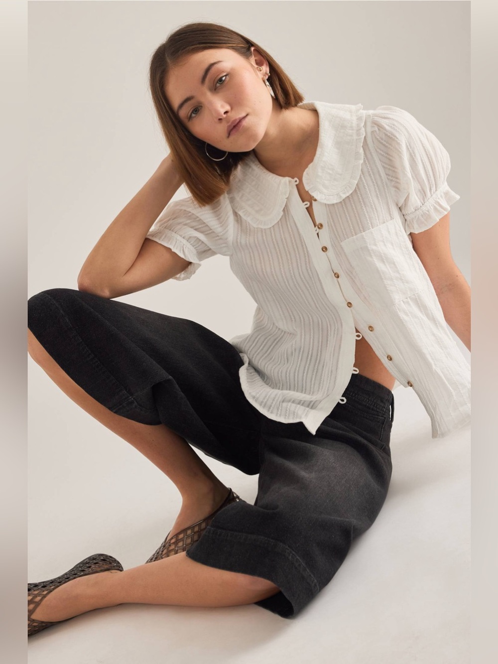 Anthropologie Pilcro The Keira Blouse